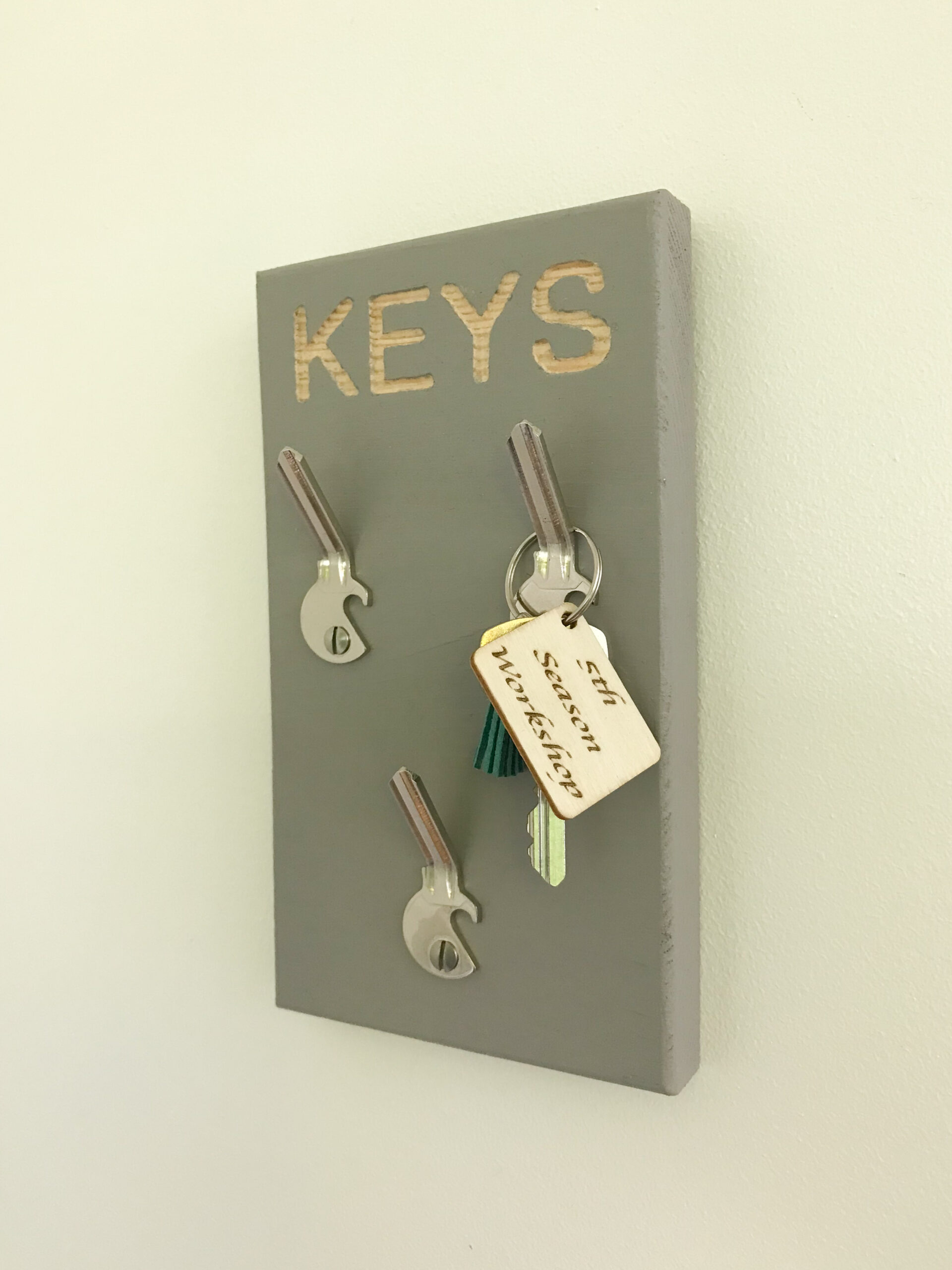 Key deals holder grey